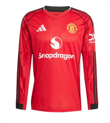 Manchester United Hjemmebanetrøje 2025-26 Langærmet